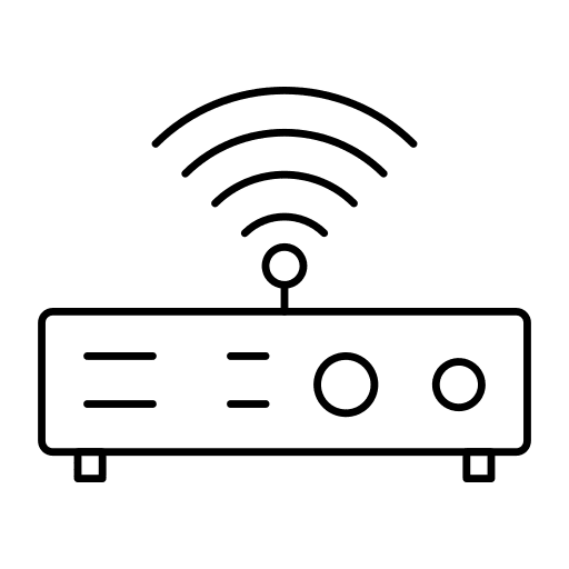 Modem electronics wireless internet gateway icon