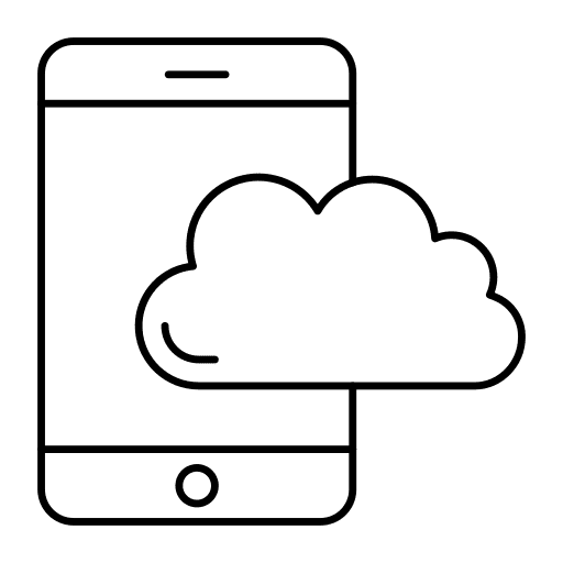 Smartphone smartphone electronics data storage icon