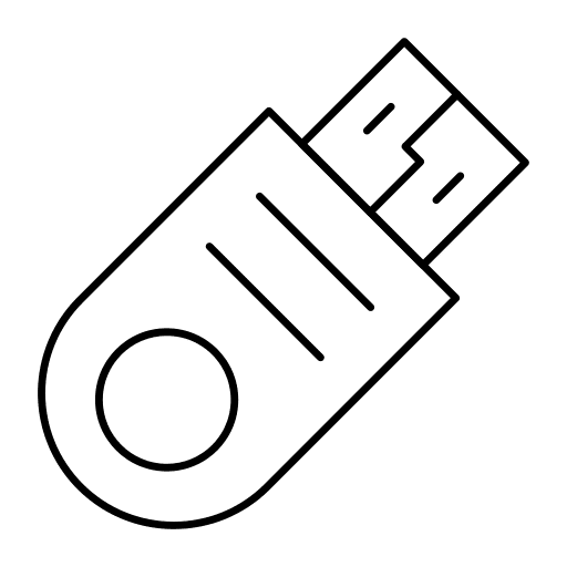 Usb electronics pendrive data storage icon
