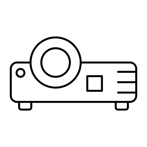 Video projector projector video presentation icon
