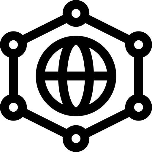 Network global network networking icon