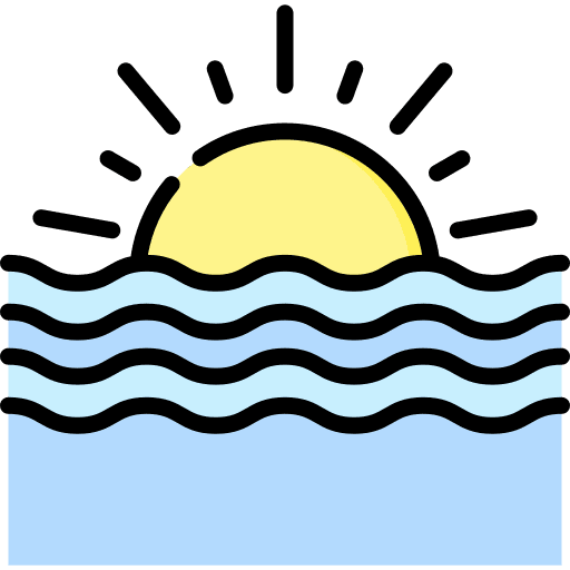 Sunset sunrise nature holidays icon Sunset sunrise nature holidays icon