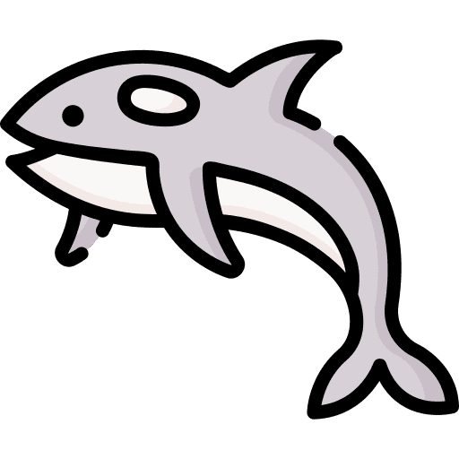 Orca sea life animals sea animal icon Orca sea life animals sea animal icon