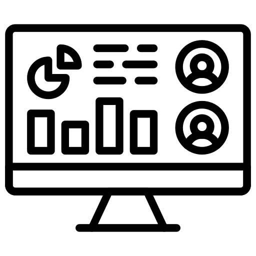 Insight business and finance statistics data icon Insight business and finance statistics data icon