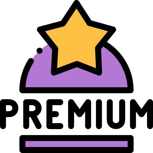 Premium ribbon commerce and shopping star icon Premium ribbon commerce and shopping star icon