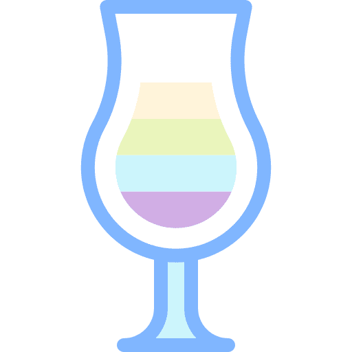 Cocktail drink set celebration food icon