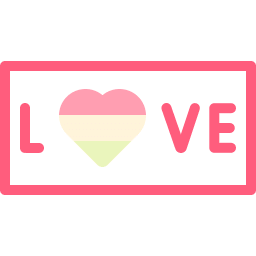 Love world pride day love and romance love icon