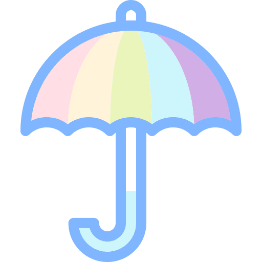 Umbrella rainbow flag lgtb queer icon