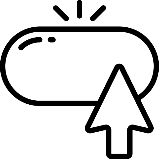 Button ui website click icon