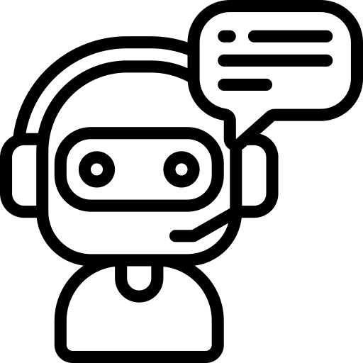 Chatbot message speech bubble communications icon