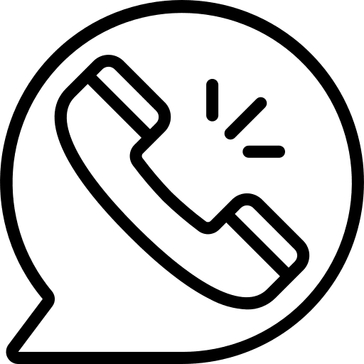 Phone calling chat speech icon
