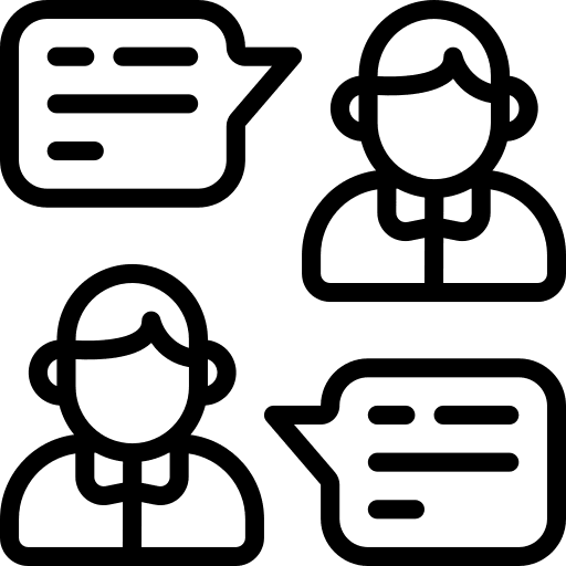 Chat conversation communication chat icon