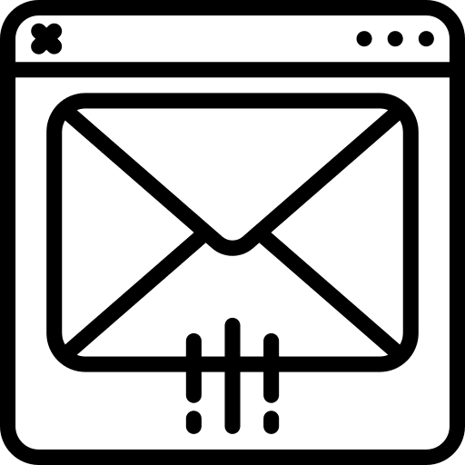 Browser letter send browser icon