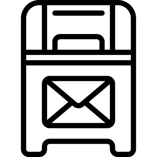 Letterbox letter send mail icon