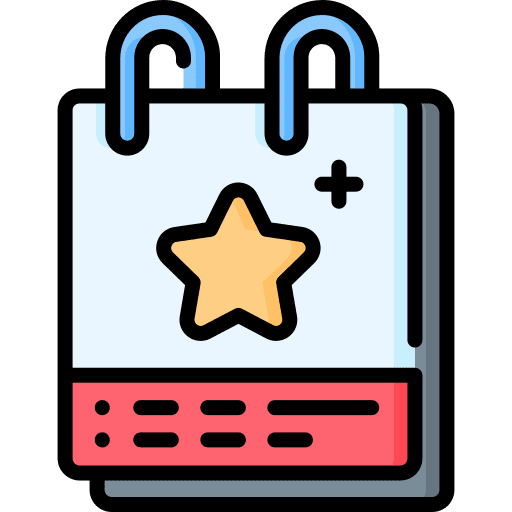 Calendar event party celebration icon Calendar event party celebration icon