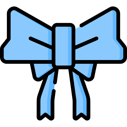 Bow fashion ornamental accessory icon Bow fashion ornamental accessory icon