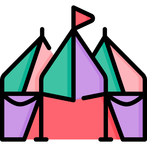 Circus tent entertainment circus tent fair icon Circus tent entertainment circus tent fair icon