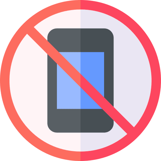 No phone cellphone prohibited mobile phone icon No phone cellphone prohibited mobile phone icon