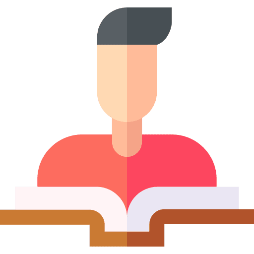 Reading reading avatar education icon Reading reading avatar education icon