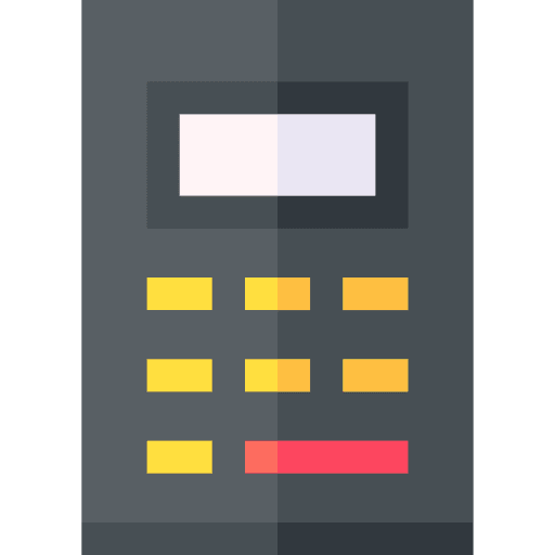 Calculator math technology calculating icon Calculator math technology calculating icon