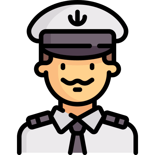 Captain user avatar profession icon Captain user avatar profession icon