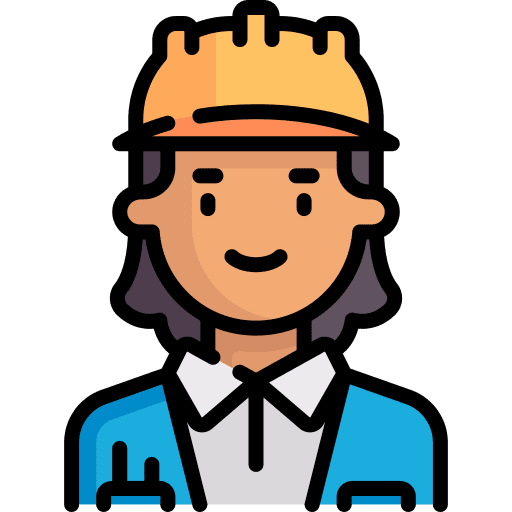 Engineer job avatar work icon Engineer job avatar work icon