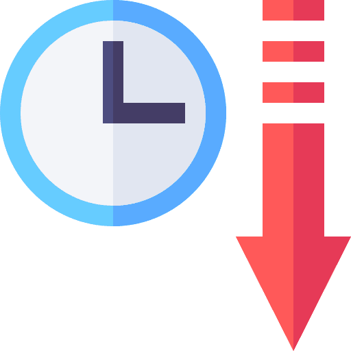 Decrease clock time and date stats icon