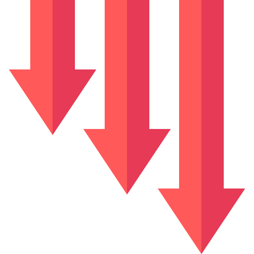 Decrease decrease arrows down arrow icon Decrease decrease arrows down arrow icon