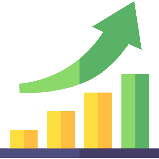 Increase increase diagram arrow icon