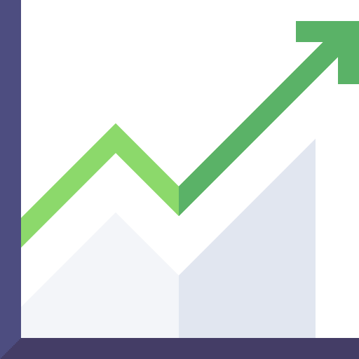 Increase increase increasing data analytics icon Increase increase increasing data analytics icon