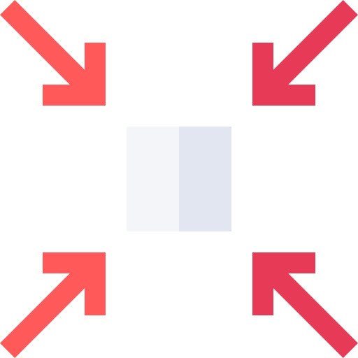 Resize full screen arrows resize icon Resize full screen arrows resize icon