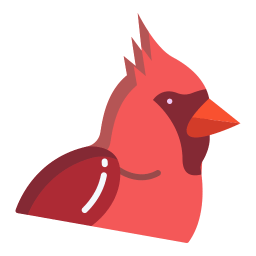 Cardinal bird zoology cardinal icon Cardinal bird zoology cardinal icon