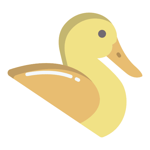 Duck zoology animals bird icon