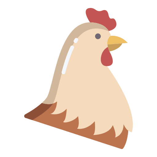 Hen animal kingdom chicken wildlife icon