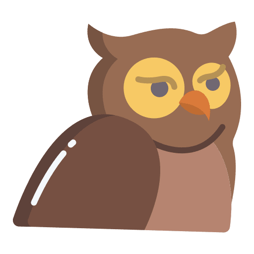 Owl hunter zoology bird icon Owl hunter zoology bird icon