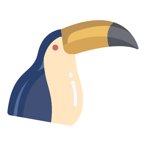 Toucan animal kingdom zoology ornithology icon