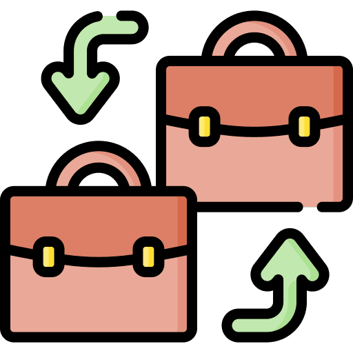 B2b dollar symbol bank professions and jobs icon