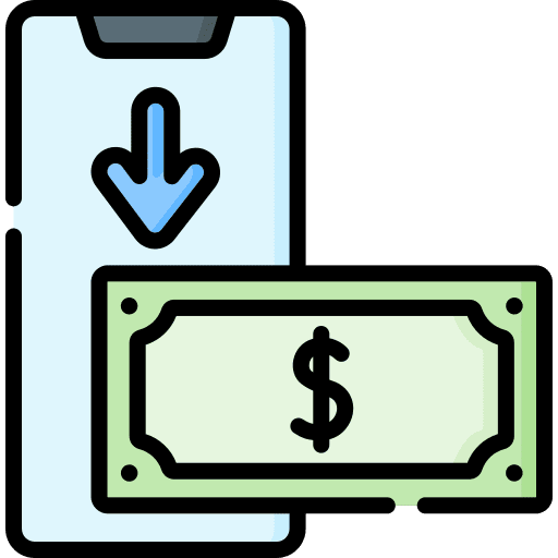 Cash flow business and finance dollar cash flow icon Cash flow business and finance dollar cash flow icon