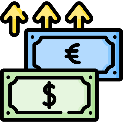 Exchange exchange euro dollar icon Exchange exchange euro dollar icon