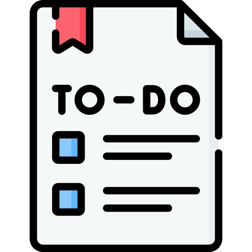 To do list paper checking tasks icon