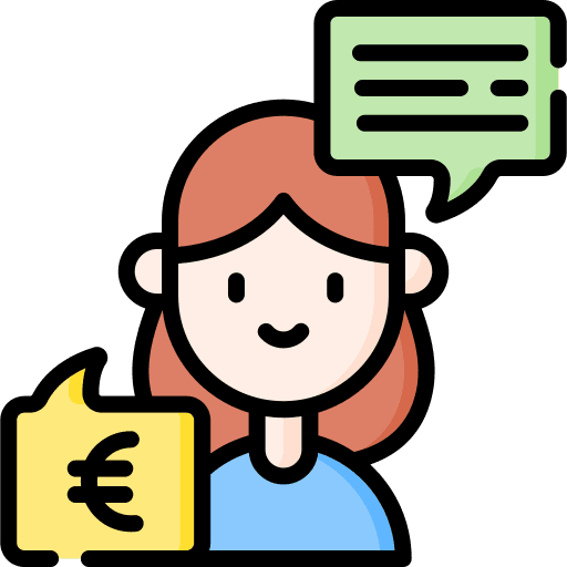 Accountant accountant euro woman icon Accountant accountant euro woman icon