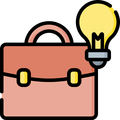 Business portfolio idea suitcase icon Business portfolio idea suitcase icon