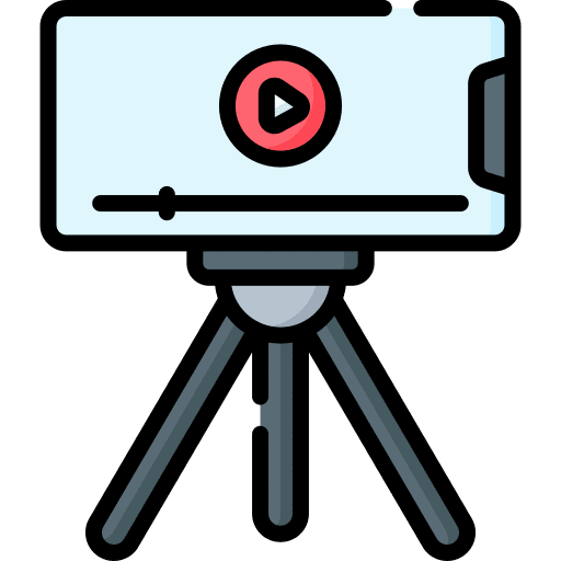 Vlog activities video vlogger icon Vlog activities video vlogger icon