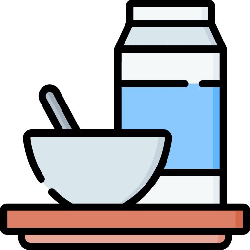 Breakfast nutrition healthy food cereal icon Breakfast nutrition healthy food cereal icon