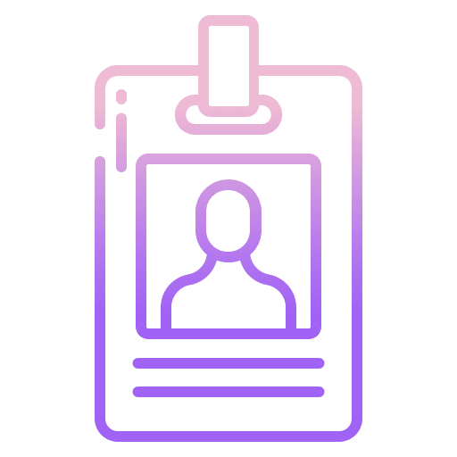 Id card id card identity business card icon