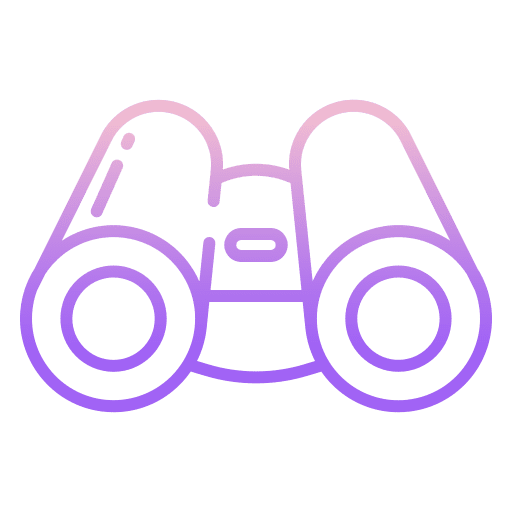 Binocular eye goggles binocular icon