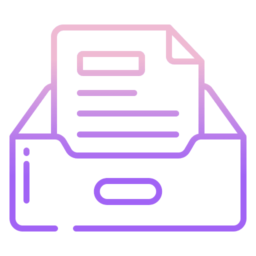 Inbox inbox archive office material icon