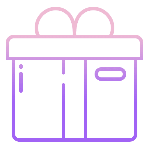 Gift gift birthday and party surprise icon
