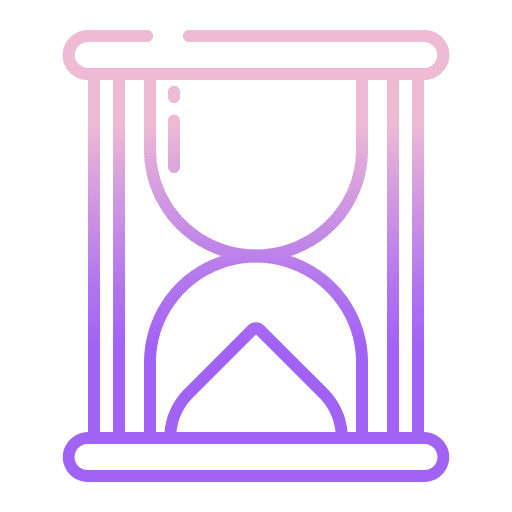 Sandglass hourglass time and date timer icon