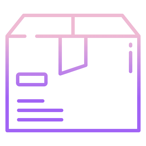 Box storage packaging shipping and delivery icon
